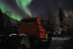 Aurora over South Nahanni yard